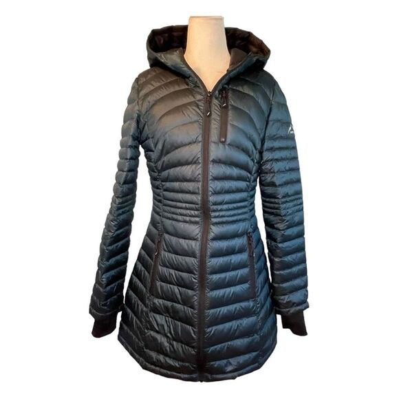 HFX Halifax Wanderweight Ultralight Packable Puffer Coat Deep Sea Navy Down S - Picture 1 of 11